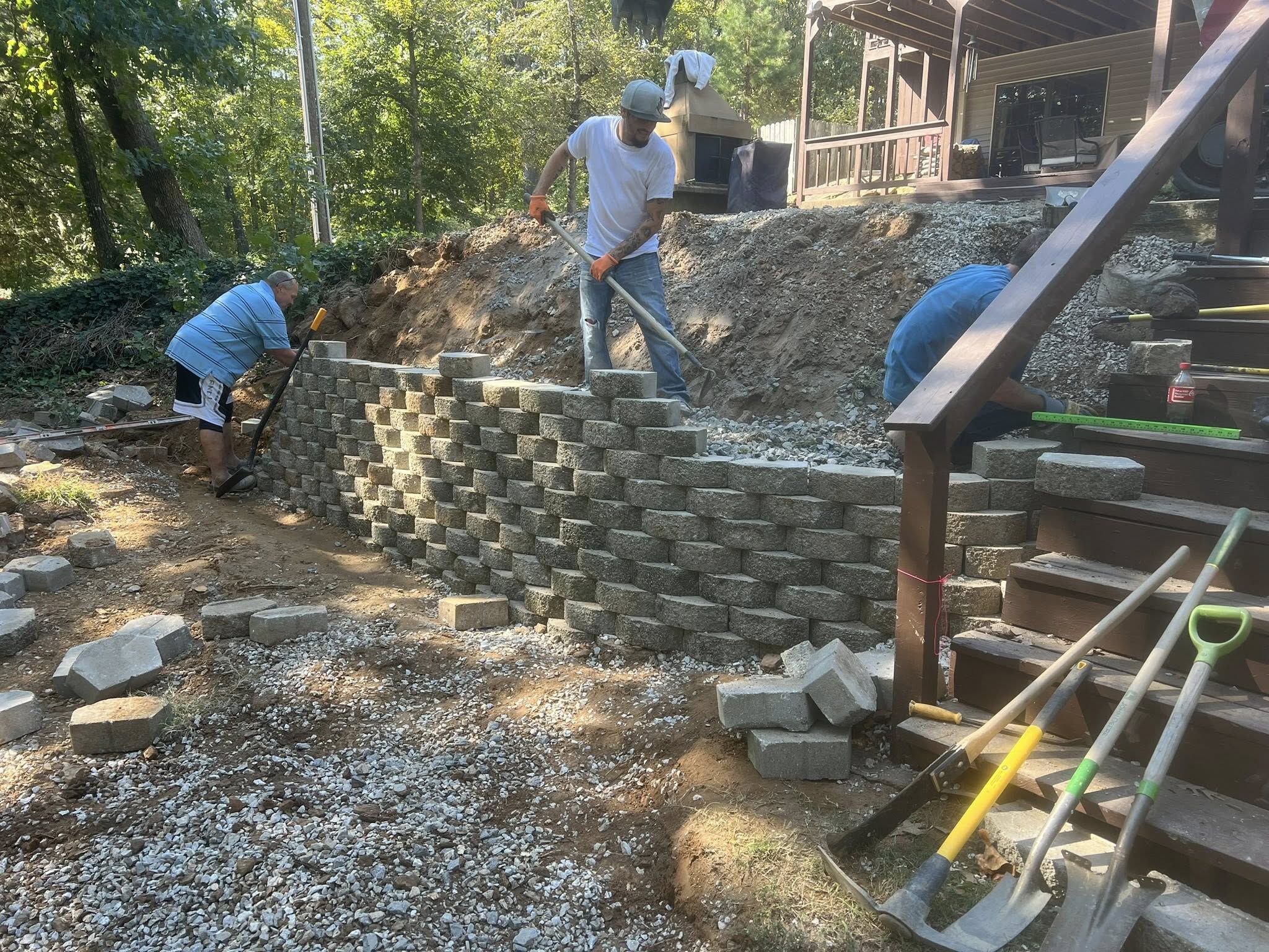Retaining Walls & Rock Work near Greers Ferry Arkansas